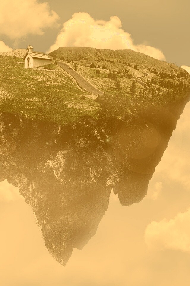 Летающий острв обои