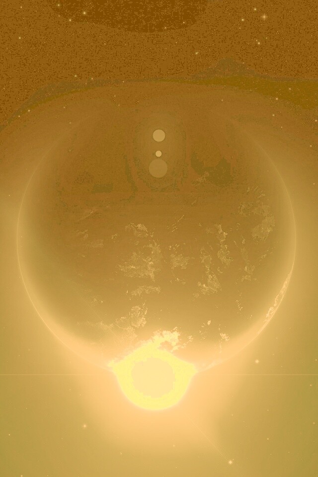 Восход виден из космоса обои