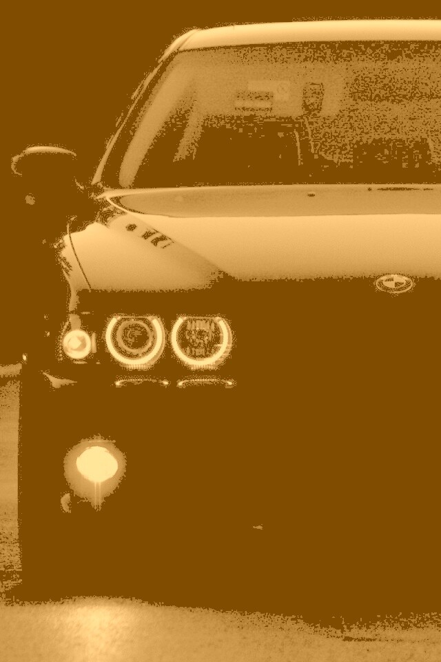 Чёрный BMW обои