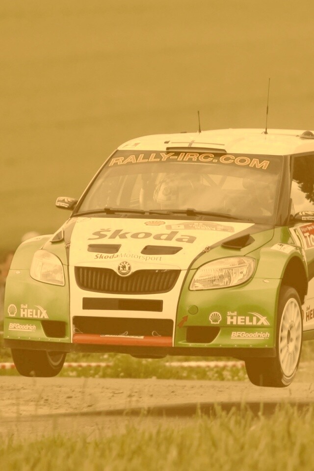 Раллиййная Шкода обои