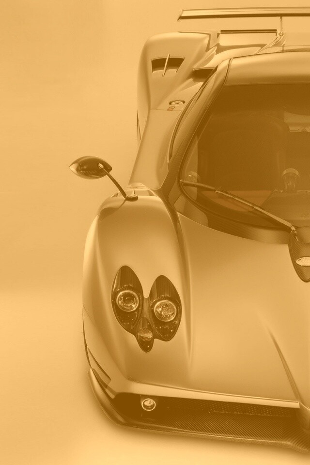 Pagani Zonda спереди обои