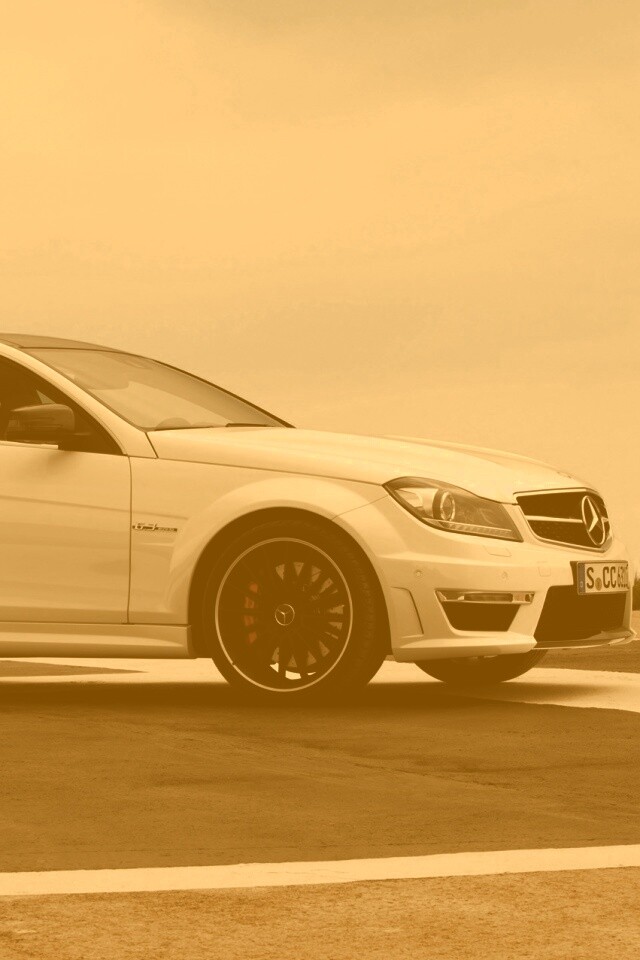 Mecedes C63 обои
