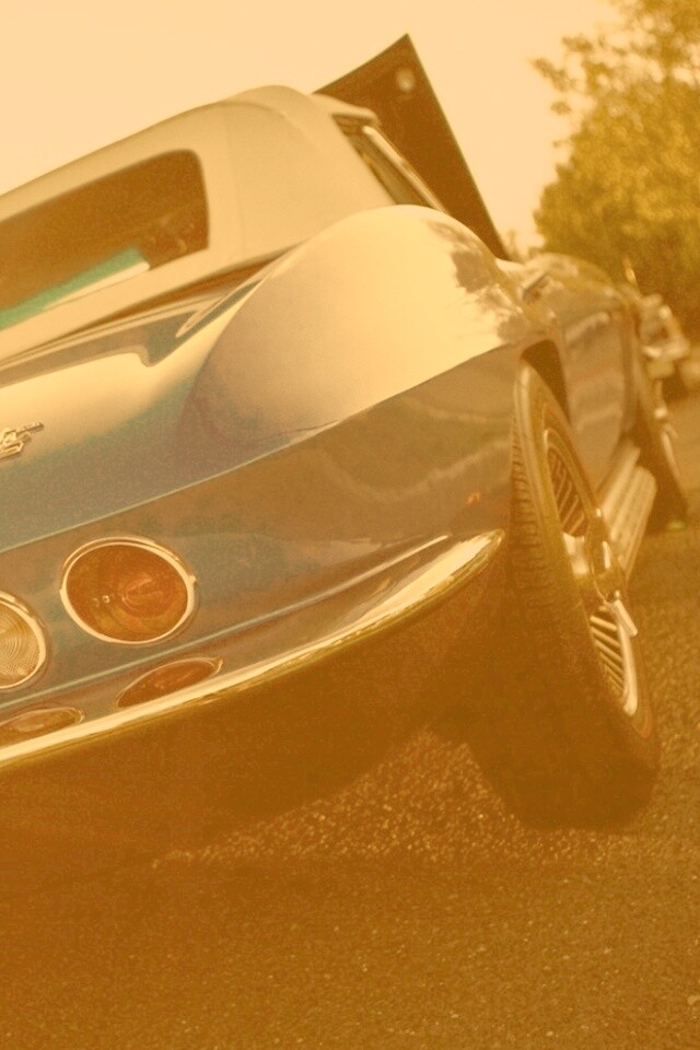 Ретро Chevrolet Corvette обои