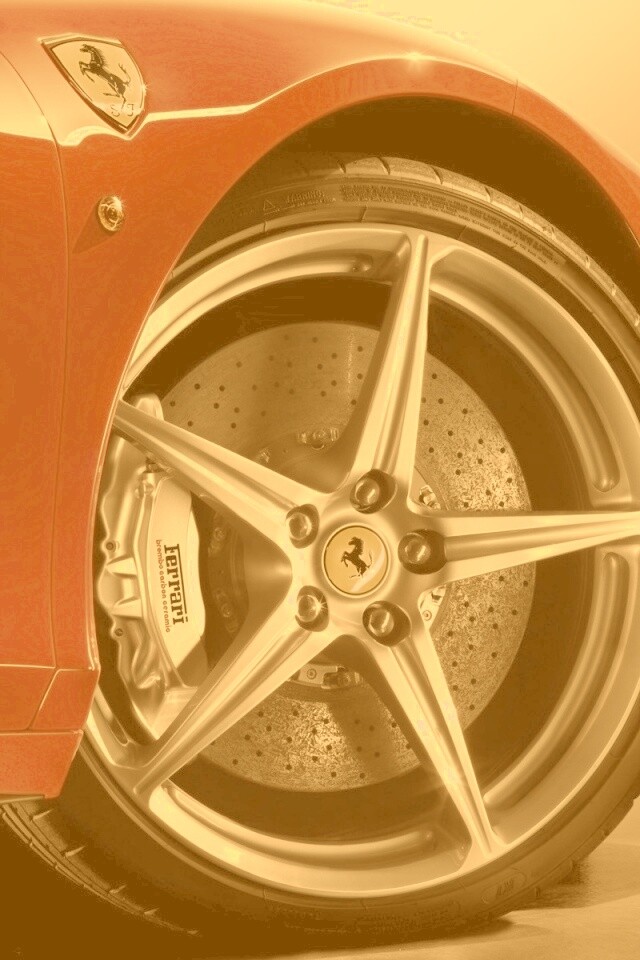 Колесо Феррари обои