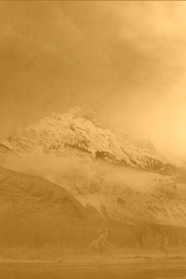 Ч/Б фото гор обои