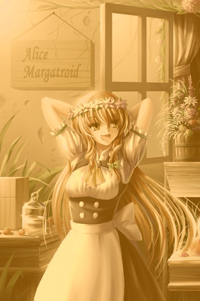 Анимешное утро обои