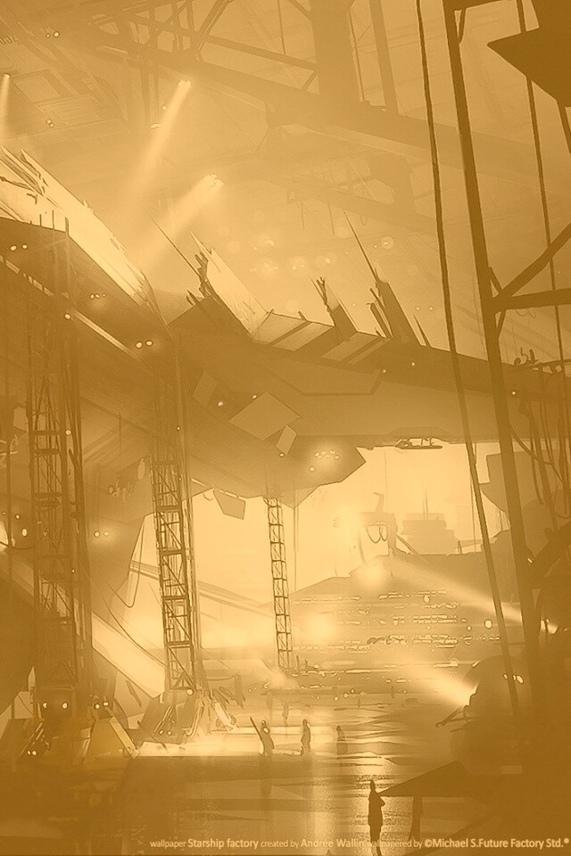 Сборка космического корабля обои