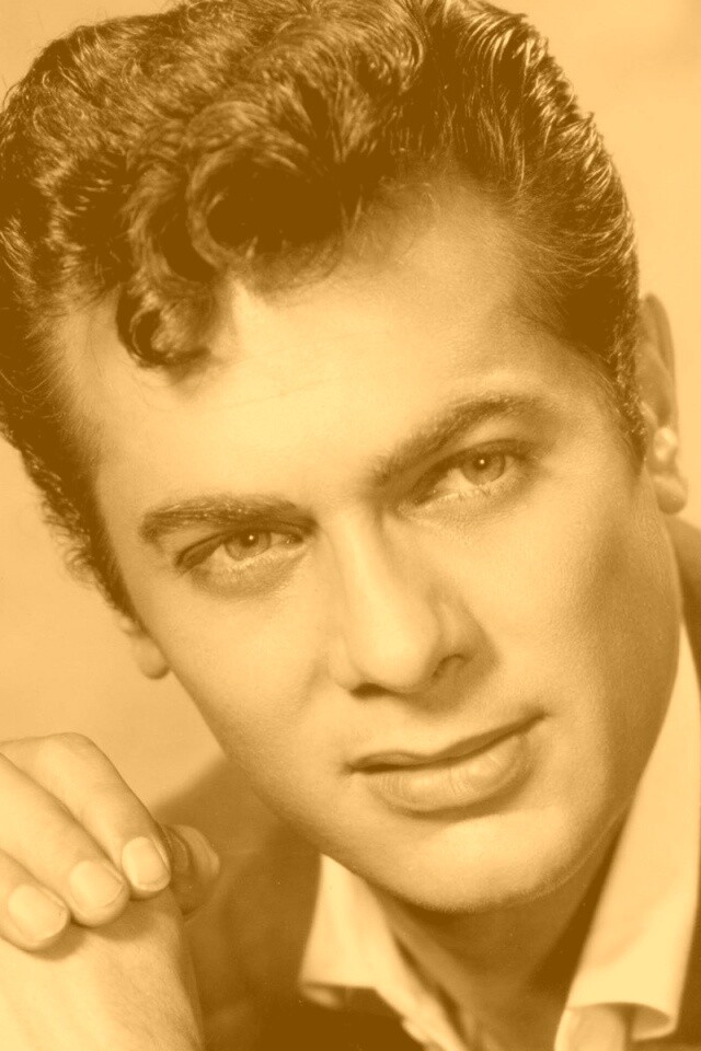 Чёрно белое фото Тони Кёртиса обои