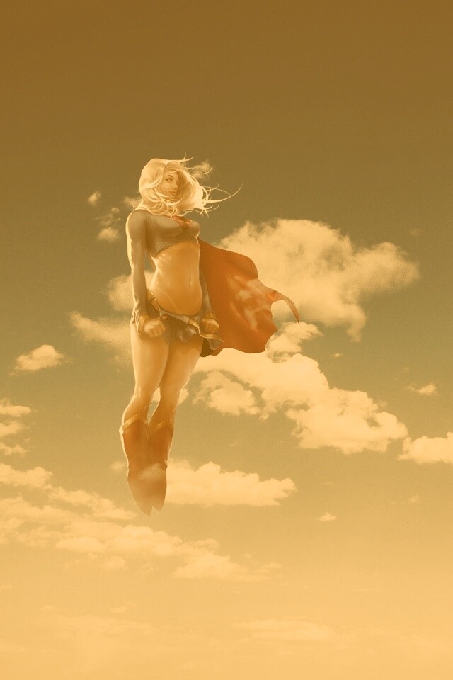 Супердевушка обои