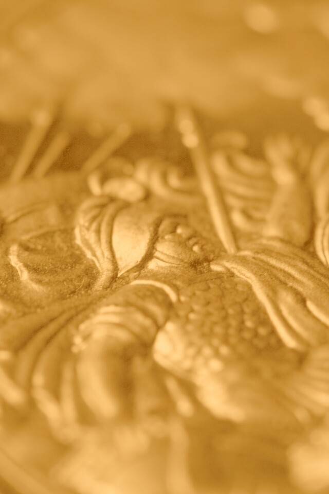 Монета в макро обои