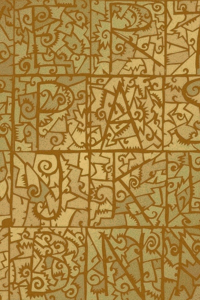 Витражные буквы обои