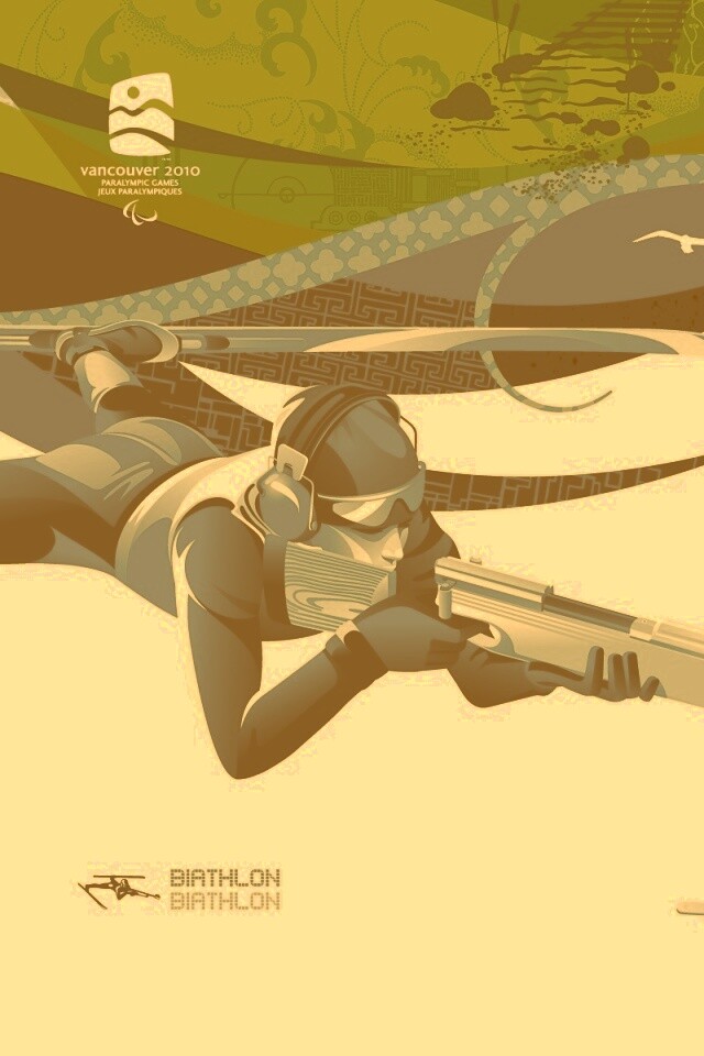 Олимпиада в Ванкувере 2010: Биатлон обои
