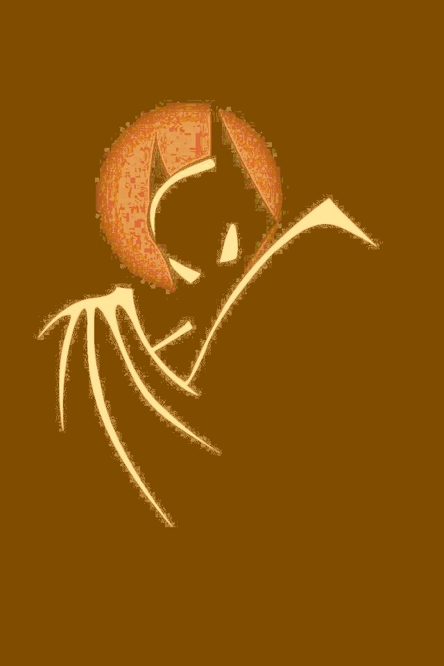 Логотип мультфильма о Бэтмене обои