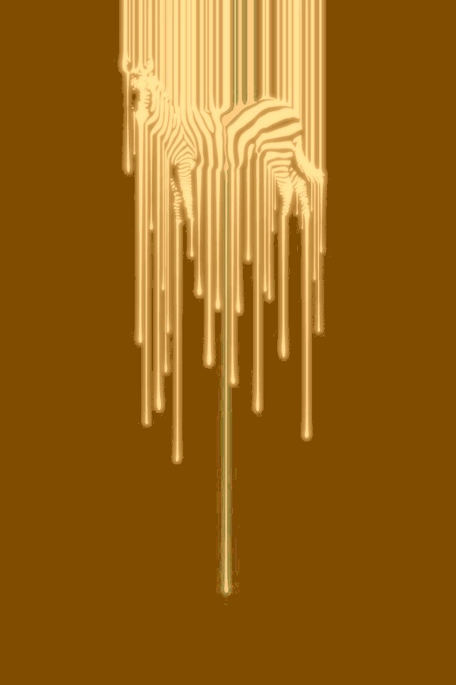 Креативное изображение зебры обои