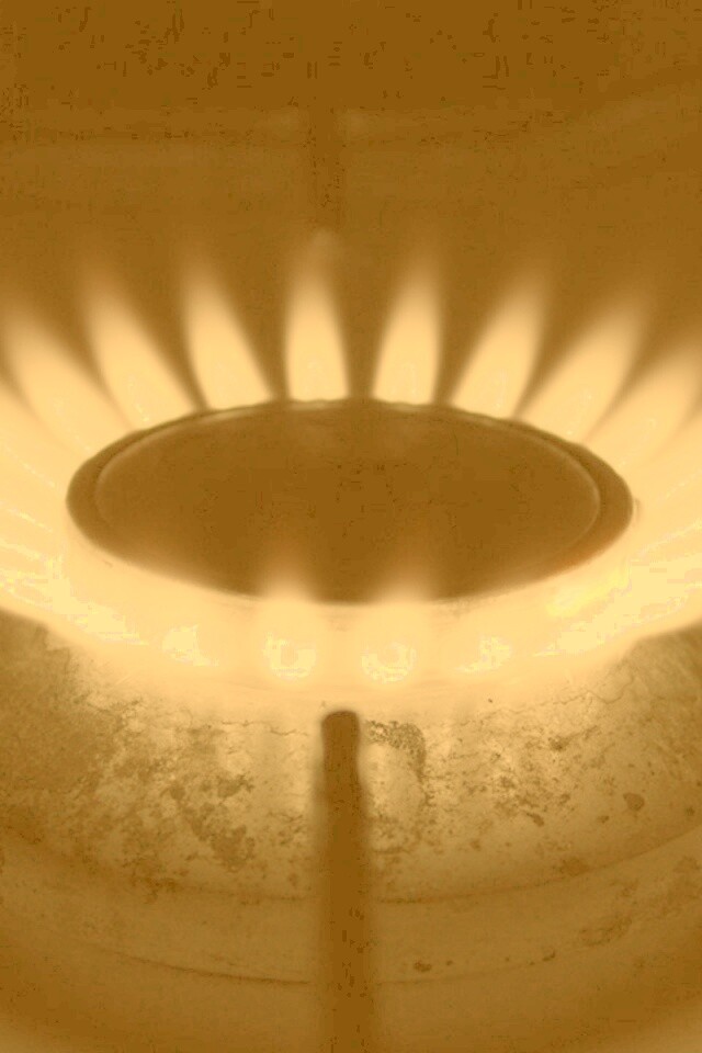 Огонь газовой конфорки обои