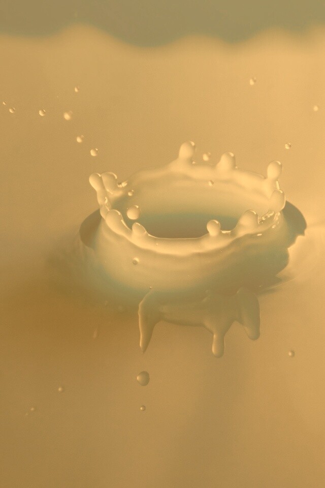 Синий всплеск воды обои