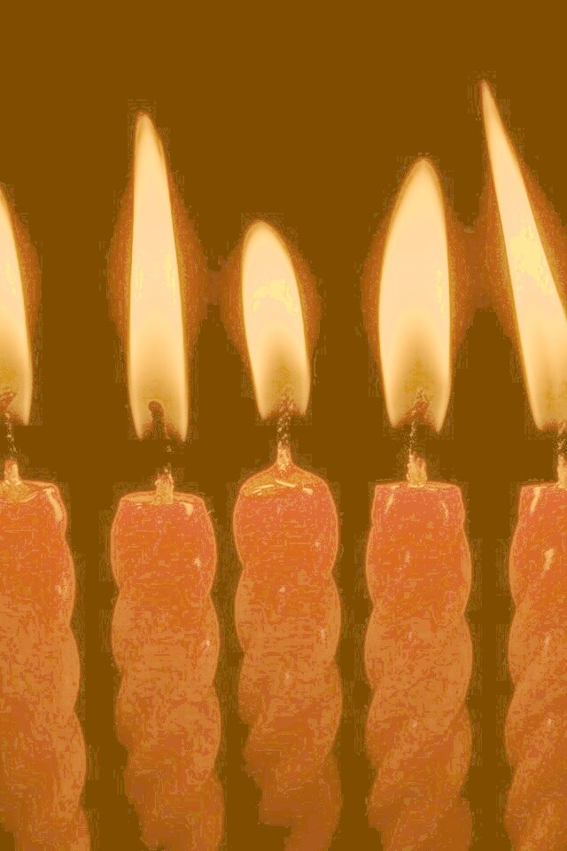 Красные свечи обои
