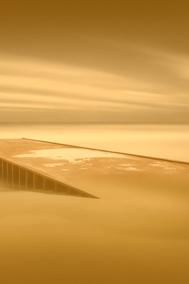 Пирс на пляже обои