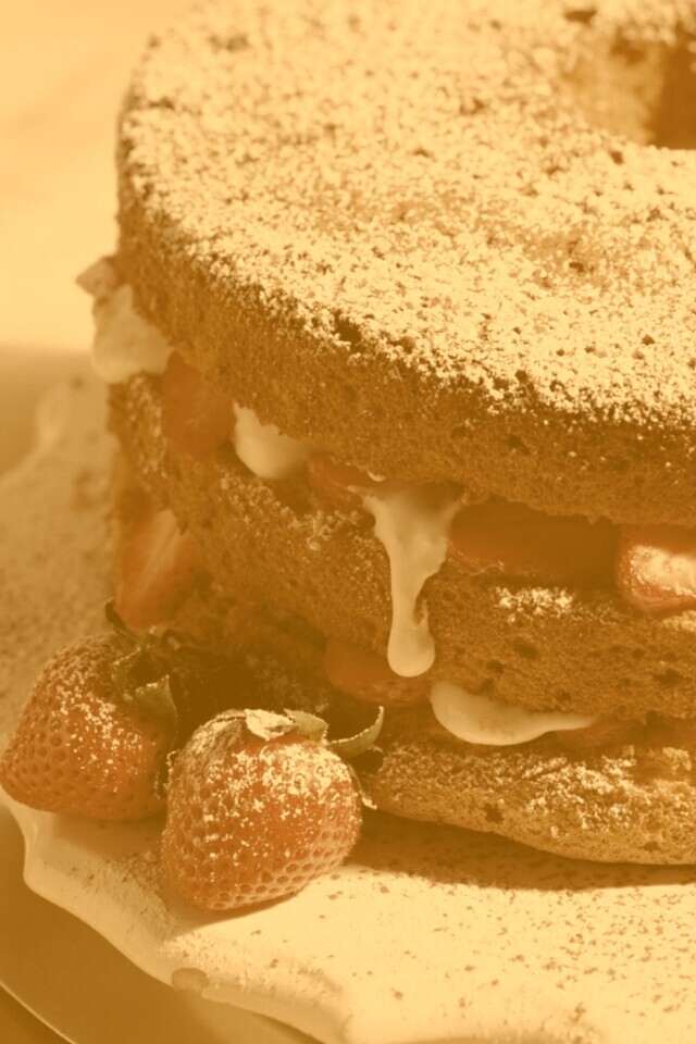 Десерт с фруктами обои