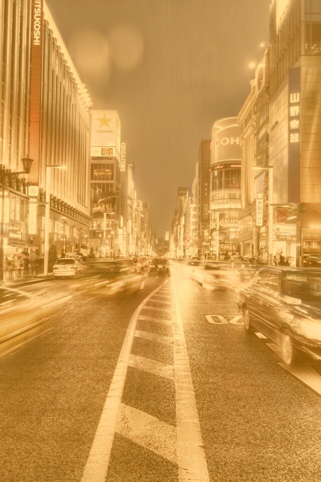 Ночное движение обои