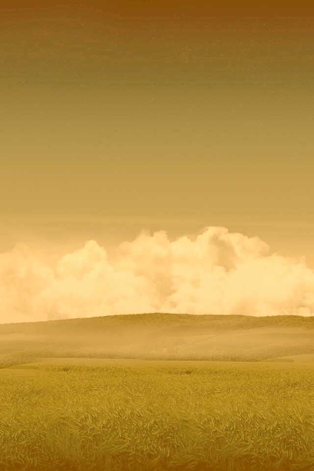 Облака у самой земли обои