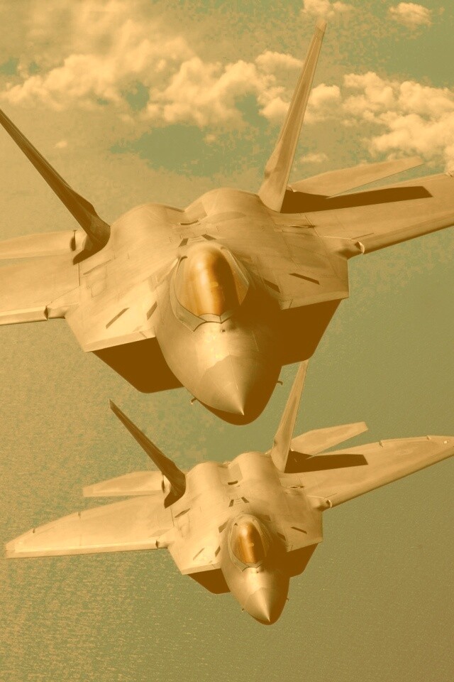 Истребители в небе обои