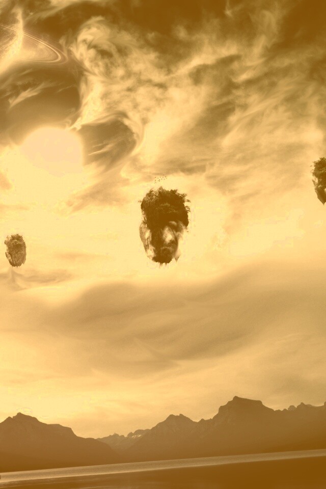 Летающие острова обои