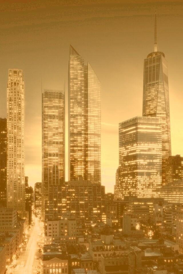 Ночной город обои