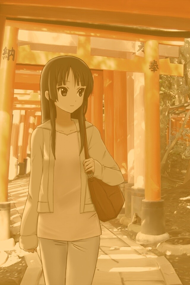 Акияма Мио обои