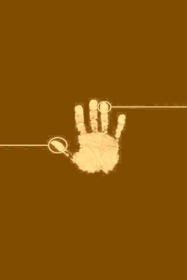 Отпечаток руки обои