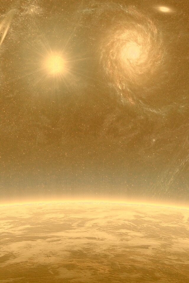 Бесконечный черный космос обои