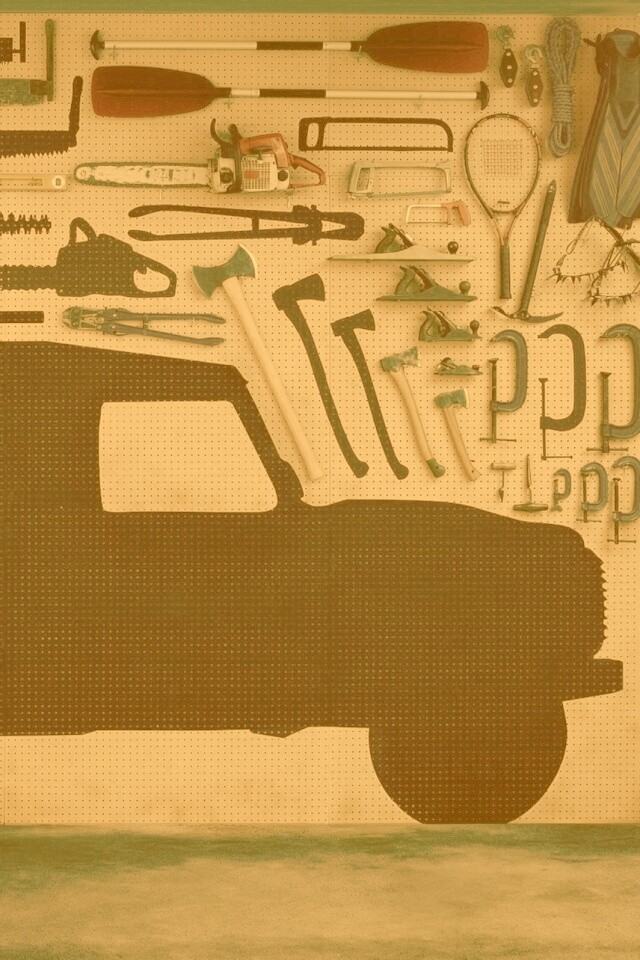 Типичный гараж обои