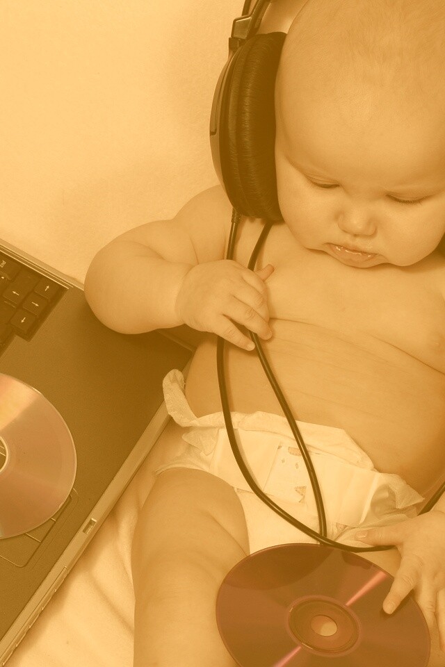 Маленький диск жокей обои