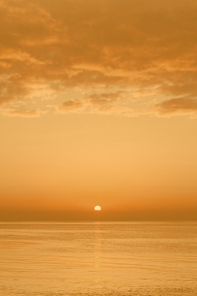 Багровый закат обои