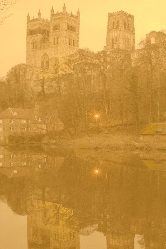 Даремский замок весной обои