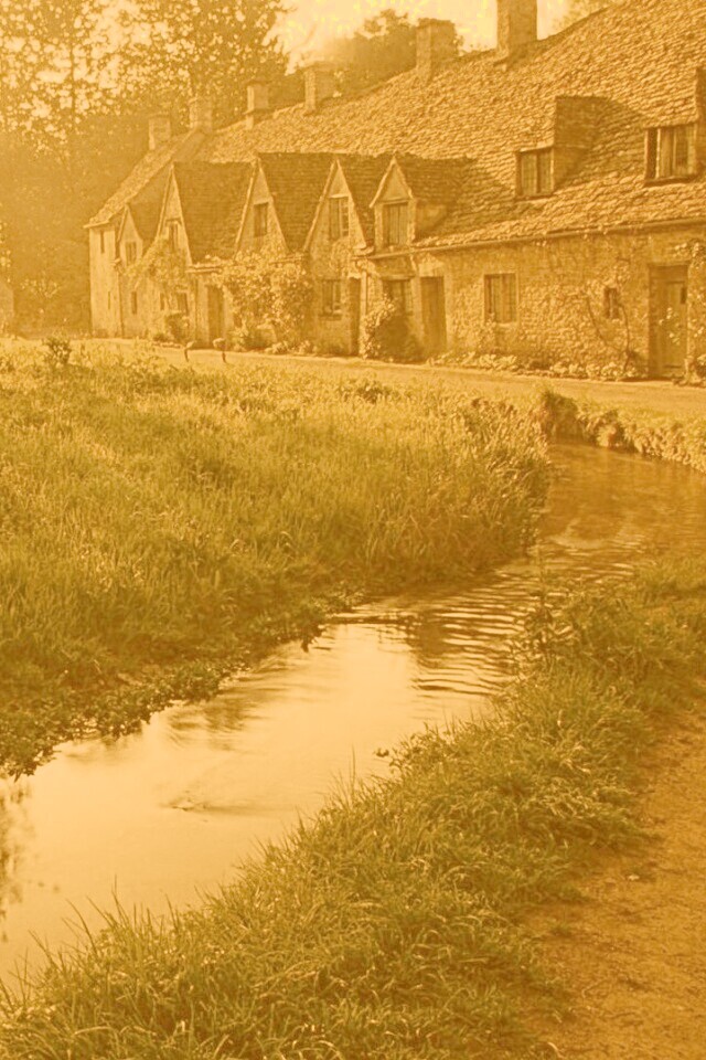 Домик в Англии обои