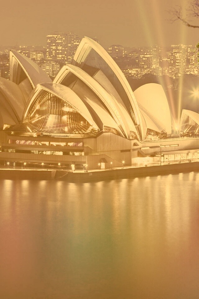 Здание оперного театра в Сиднее обои