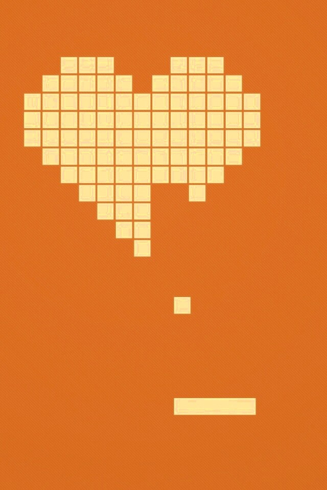 Уровень в виде сердца обои