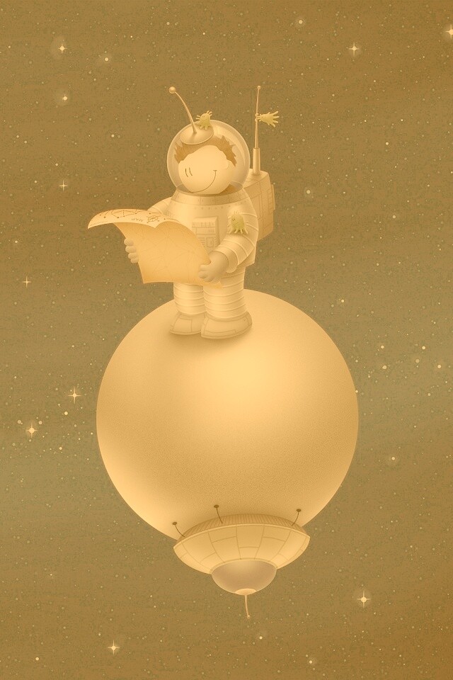 Космонват на луне обои