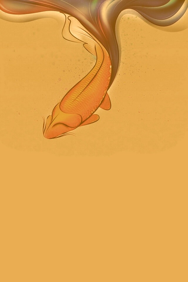 Золоая рыбка  обои