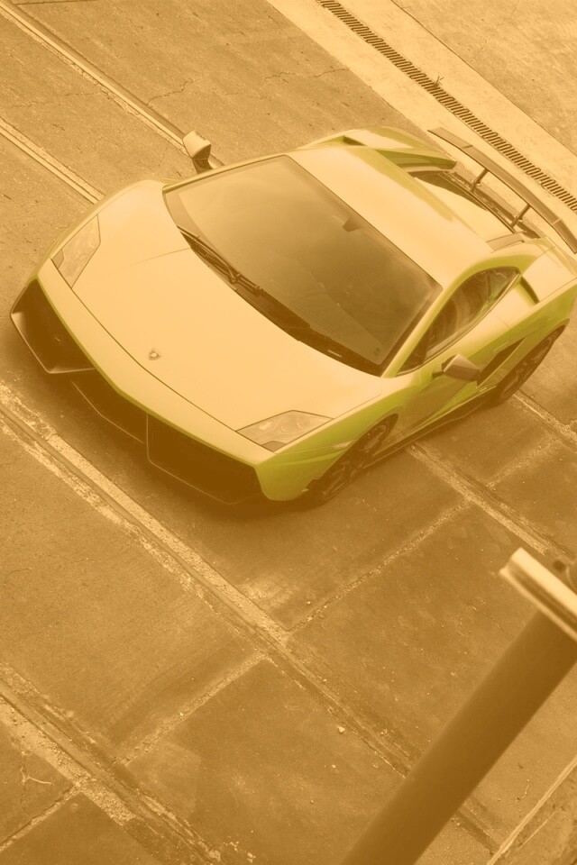 Зелёный Ламбо обои