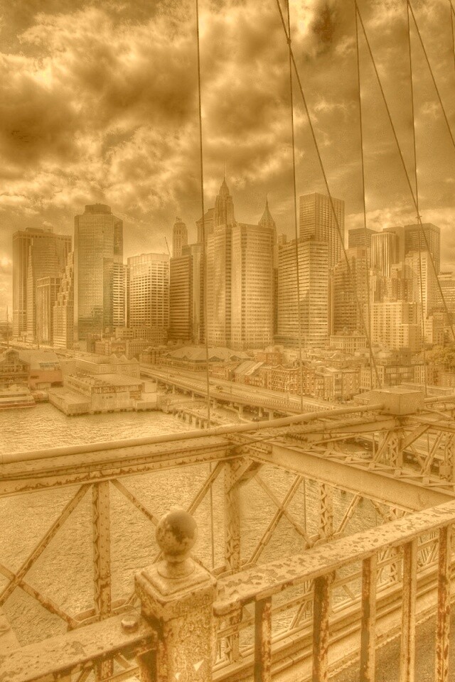 Вид с моста обои