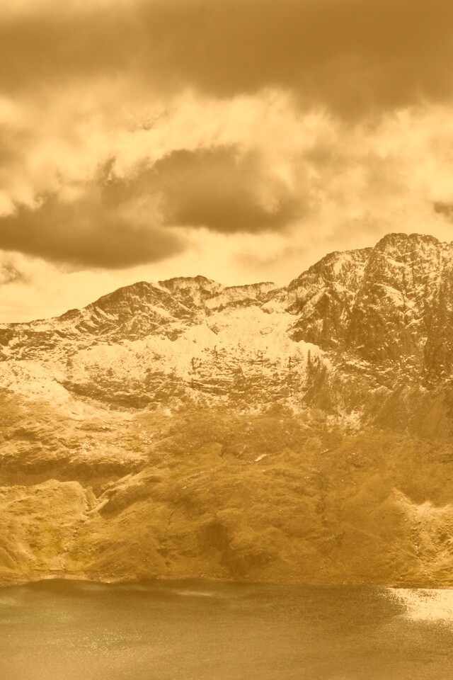 Вид на горы обои