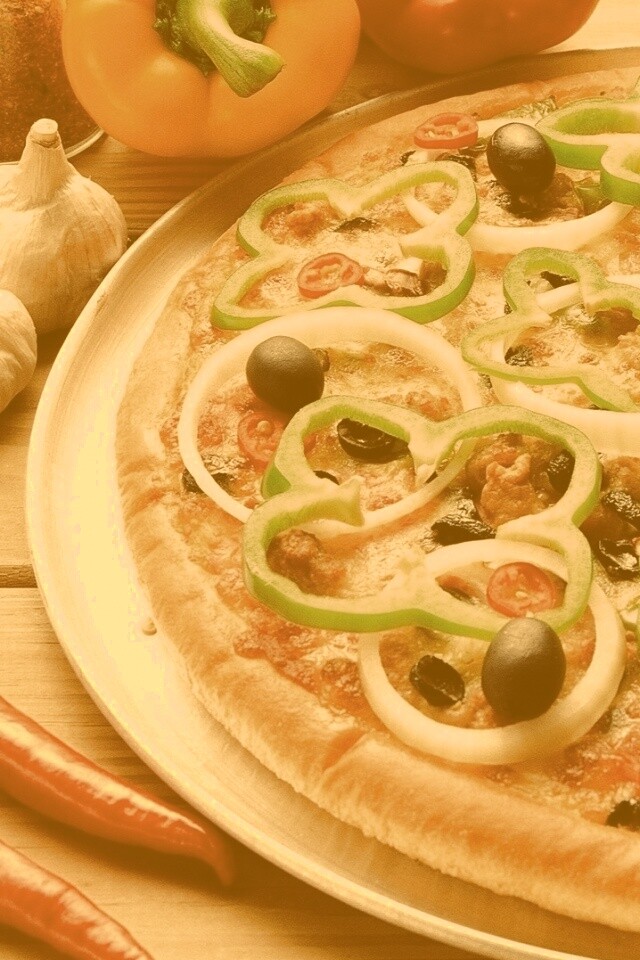 Пицца с паприкой обои