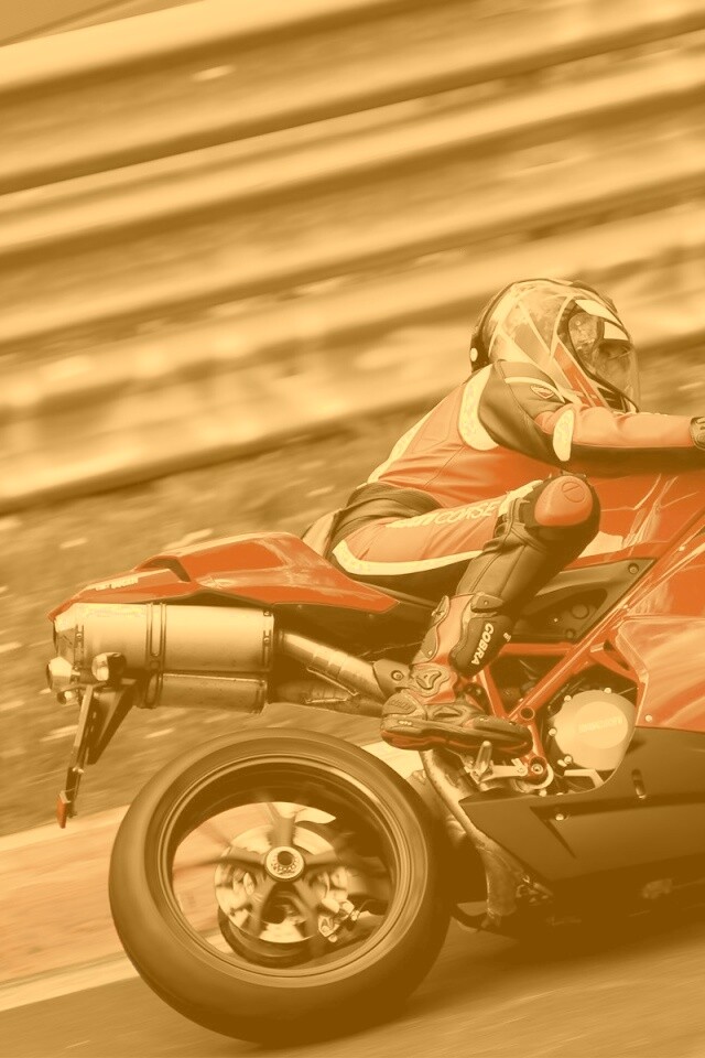 Красный мотоцикл обои