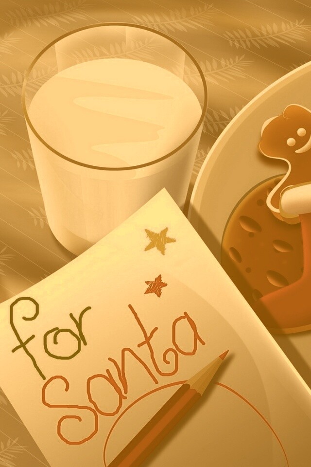 Сладости для санты обои