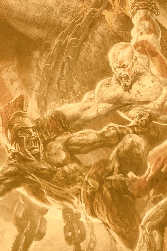 Бог войны обои