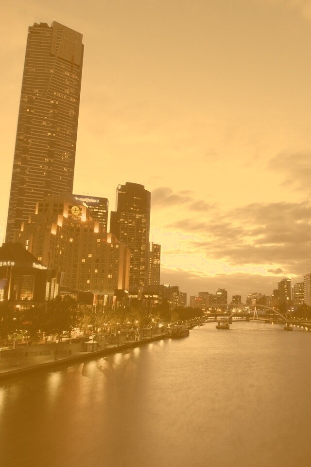 Застывший город обои