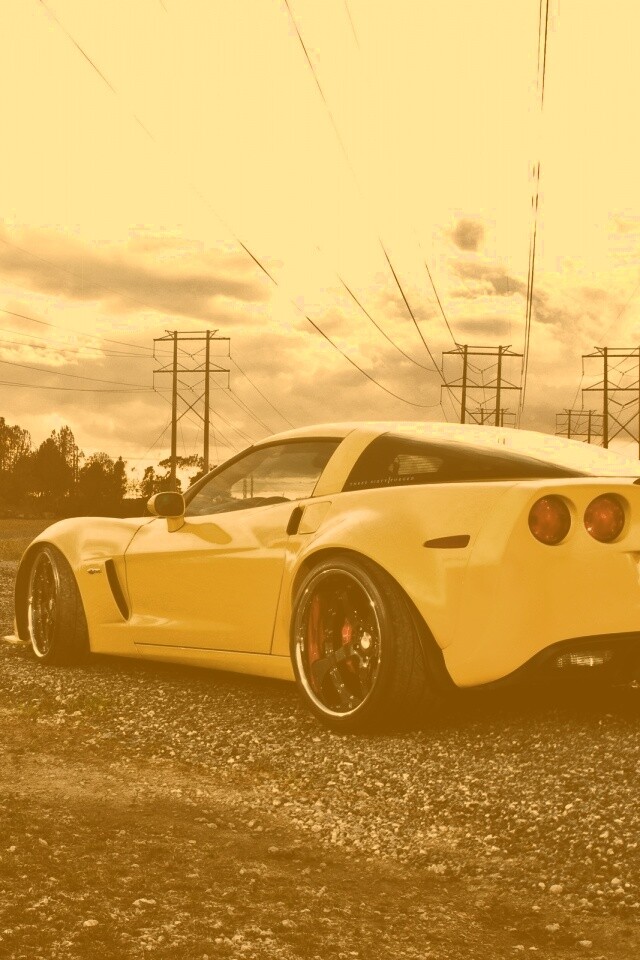 Chevrolet corvette обои