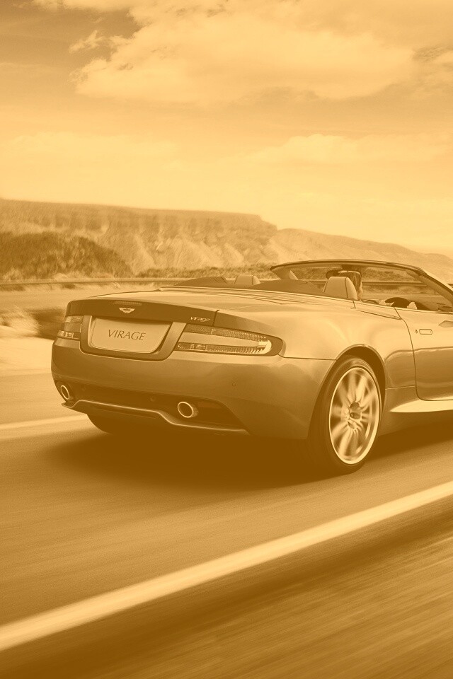 Астон кабриолет обои